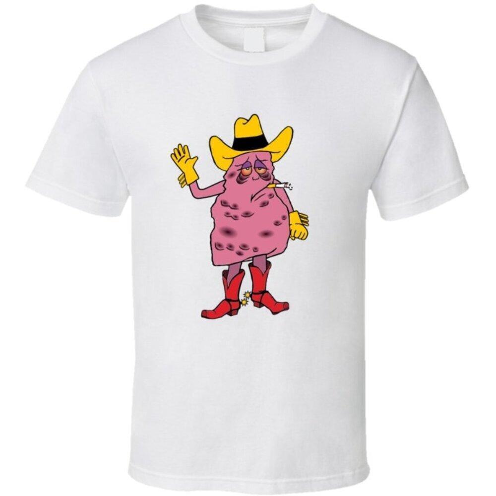 Jeff The Diseased Lung Funny Meme Cartoon Graphic Joke Satire Statement T-Shirt